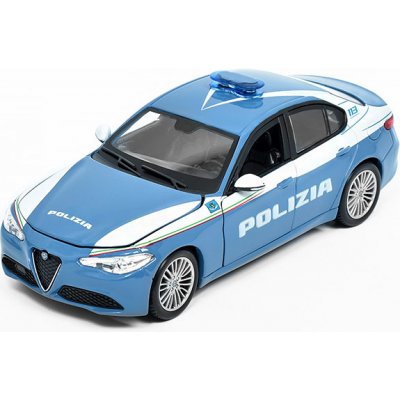 Bburago Alfa Romeo Giulia Polizia 2016 1:24 – Zbozi.Blesk.cz