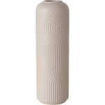 Boltze Home Váza z kameniny ALIETTE, 25 cm, taupe – Hledejceny.cz