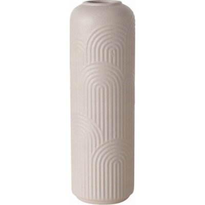 Boltze Home Váza z kameniny ALIETTE, 25 cm, taupe – Hledejceny.cz