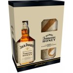Jack Daniel's Honey 35% 0,7 l (dárkové balení ručník) – Zboží Dáma