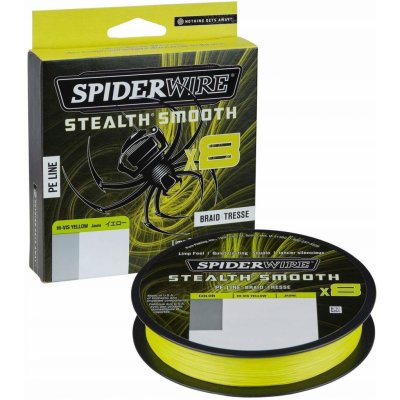 Spiderwire šňůra Stealth Smooth 8 žlutá 150m 0,11mm 10,3kg – Zboží Dáma