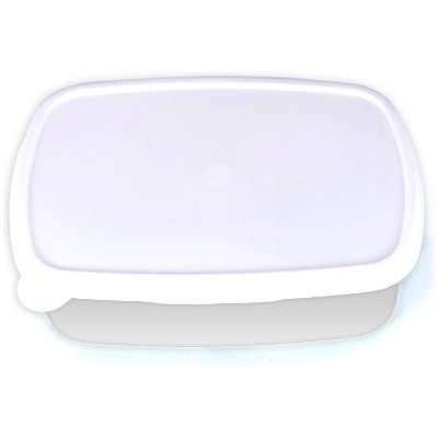 Plastový box s víkem 18 x 13 x 6 cm - bílá sublimace termotransfer – Zboží Dáma
