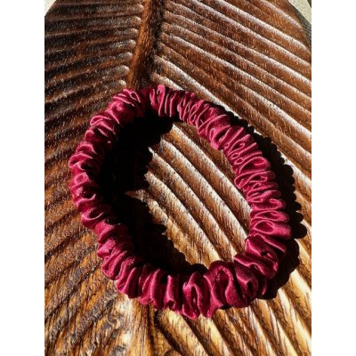 HEDVÁBNÝ SVĚT Různobarevné gumičky do vlasů 1 ks nová kolekce, WHITE ORCHID Nová generace gumiček: vínová – Hledejceny.cz