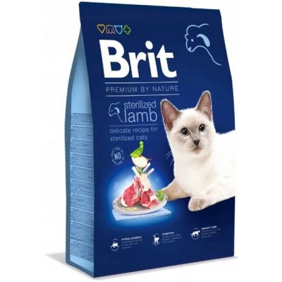 BRIT Dry Premium Sterilized s jehněčím masem 1,5 kg