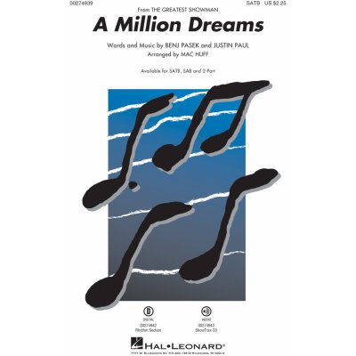 A Million Dreams from The Greatest Showman pro sbor SATB 988403 – Hledejceny.cz