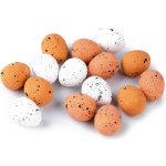 Dekorační křepelčí vajíčka k aranžování bílá 1krab. – Zboží Dáma