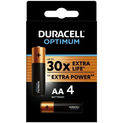 DURACELL Optimum AA 4ks 42384 – Hledejceny.cz