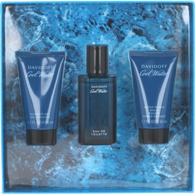 Davidoff Cool Water pro muže EDT 40 ml + sprchový gel 50 ml + balzám po holení 50 ml dárková sada – Zbozi.Blesk.cz