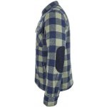 Bennon pánská flanelová košile s károvaným vzorem PIPPO Jacket khaki/blue – Hledejceny.cz