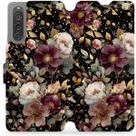 Mobiwear - Sony Xperia 10 V - V169S Zlatavé kvítky – Sleviste.cz