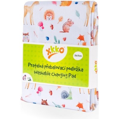 Kikko Pratelná podložka XKKO Watercolour Polka Dots Wild Forest 50 x 70 – Zboží Mobilmania