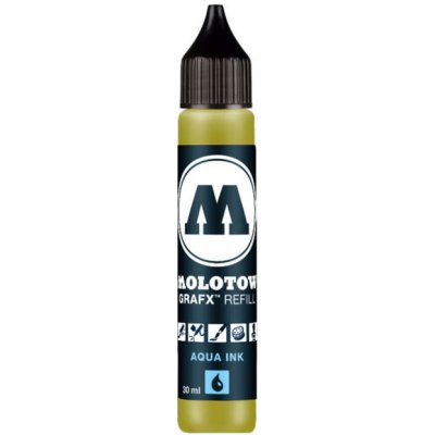 MOLOTOW náhradní náplň GRAFX Aqua INK - 30 ml - Primary Yellow – Zboží Mobilmania