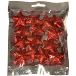 EverGreen Hvězdičky pr. 3,5 cm 14 ks červené – Hledejceny.cz