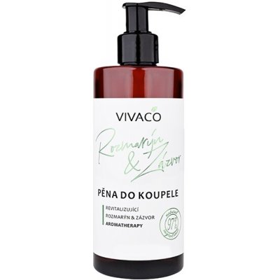 VIVACO Pěna do koupele Rozmarýn a Zázvor 300 ml – Zbozi.Blesk.cz
