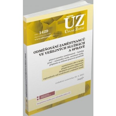 ÚZ 1429 Odměňování zaměstnanců ve veřejných službách a správě – Hledejceny.cz