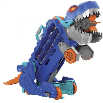 Mattel Hot Weels City T-Rex tahač se světly a zvuky