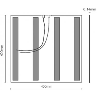 Sapho topná folie pod 40x40 cm MTF14 – Zbozi.Blesk.cz