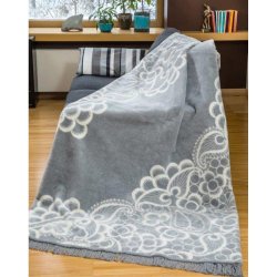 Cocoon Merino Wool/Silk Blanket - Graphite