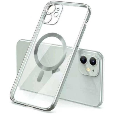 SES MagSafe silikonový kryt pro Apple iPhone 16 Plus - stříbrný 17317 – Zboží Mobilmania
