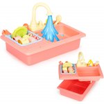 iMex Toys Kuchyňský dřez 2v1 Dětská kuchyňka modrá – Zboží Dáma