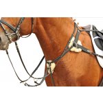 HKM Poprsník s martingalem podložený beránkem černý – Zboží Mobilmania