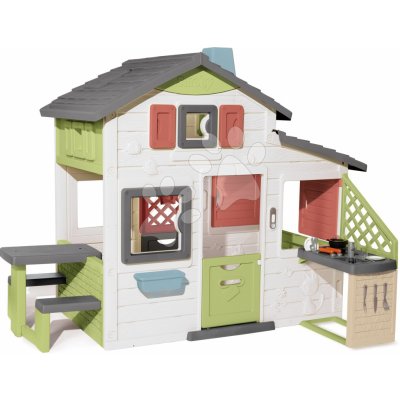 SMOBY Zahradní domeček Neo Friends House s kuchyňkou a piknikovým stolem – Hledejceny.cz