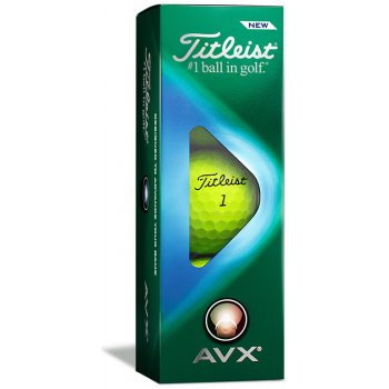 Titleist AVX 22 žluté 3 ks