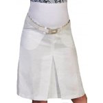 Těhotenská sukně 1A0230 bílá – Zboží Dáma