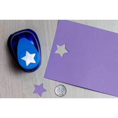 Ozdobná děrovačka 22 mm - hvězda – Zboží Dáma