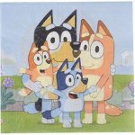 Cakesicq papírové ubrousky Bluey 33x33cm 10ks – Sleviste.cz