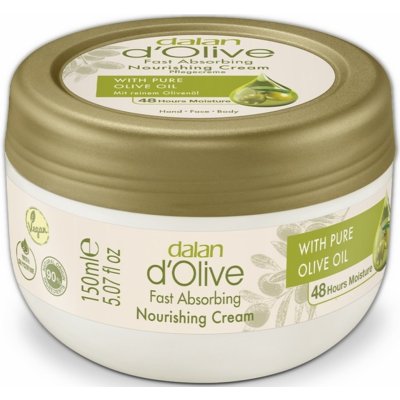 Dalan d Olive Nourishing Cream vyživující krém na ruce a tělo s olivovým olejem 150 ml