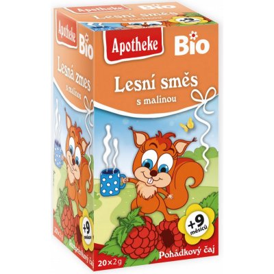 Apotheke Pohádkový Lesní směs s malinou Bio 20 x 2 g – Zboží Dáma
