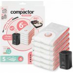 Compactor cestovní set s elektrickou vakuovací pumpou + 6 ks vakuových pytlů Vac&Roll S (RAN12089) – Sleviste.cz