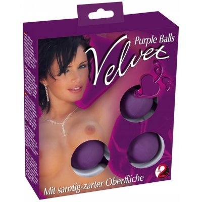 You2Toys Velvet Balls Purple – Zboží Mobilmania