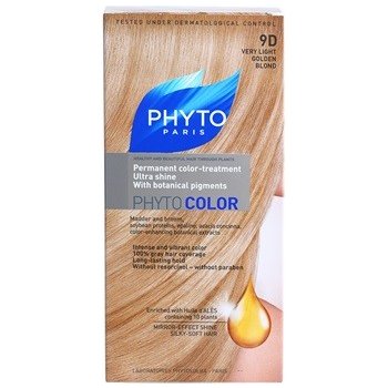 Phyto Color barva na vlasy 9D Very Light Golden Blond 4 ks