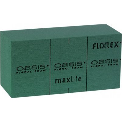 NohelGarden NG 42021 Hmota aranžovací OASIS FLOREX cihla 80x100x200 – Zboží Dáma