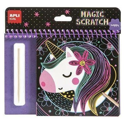 Škrabací obrázky "Magic Scratch", jednorožec, APLI Kids 17150 – Hledejceny.cz