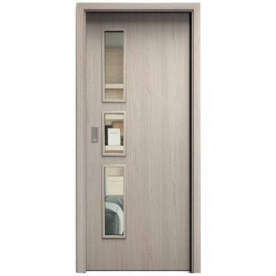 Sapeli Elegant Komfort M33 posuvné borovice bílá 60 x 210 cm Čiré sklo – Hledejceny.cz