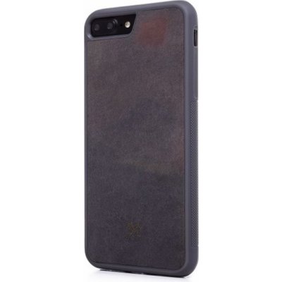 Pouzdro Woodcessories Stone Collection EcoCase iPhone 7/8+ volcano černé