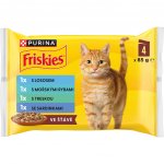 Friskies losos tuňák treska sleď 4 x 85 g – Hledejceny.cz