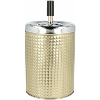 KRCZ Cigaretový popelník kovový otočný Biggy zlatý 11cm – Zbozi.Blesk.cz