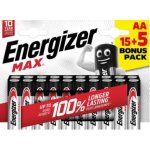 Energizer Max AA 20ks E303329900 – Zboží Mobilmania