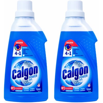 Calgon Power gel 4v1 Gel na čištění odvápnění pračky 2 x 750 ml – Hledejceny.cz