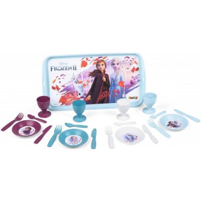 Smoby jídelní tác s jídelní soupravou Frozen 2 Disney a 21 doplňků – Zboží Mobilmania