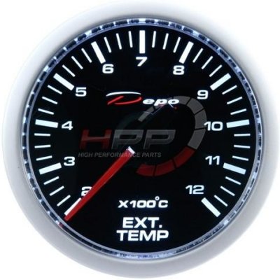 Přídavný budík Depo Racing CSM - teplota výfukových plynů (EGT) – Zboží Mobilmania