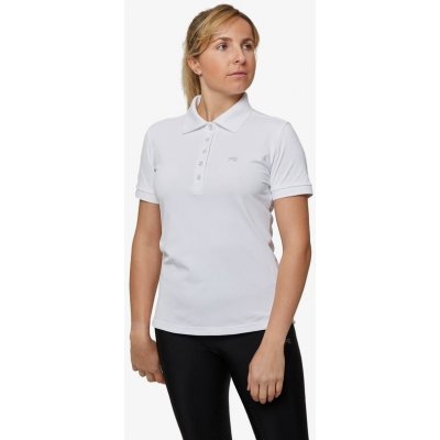 Premier Equine Dámské jezdecké tričko Polo Shirt Bílá
