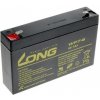 Olověná baterie Long Baterie WP7-6, 6V/7Ah, Faston 187