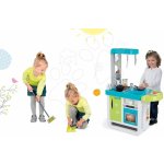 Smoby Set kuchyňka Cherry Kitchen se zvuky a kávovarem a úklidové pomůcky 3v1 – Zbozi.Blesk.cz