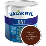 Balakryl Uni mat 0,7 kg tmavě hnědý – Zbozi.Blesk.cz