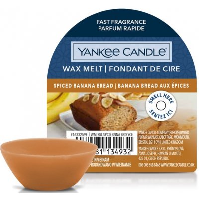 Yankee Candle vonný vosk Spiced banana bread Kořeněný banánový chlebíček 22 g – Zbozi.Blesk.cz